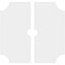 Ekena Millwork Locke Architectural Grade PVC Ceiling Medallion, 28"OD x 3"ID x 16 3/4"C x 1"P, Two-Piece CMP28LE2-03000 - alternate 4